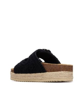 Women's Refresh Collection Double Strap Buckle Flat Sandals