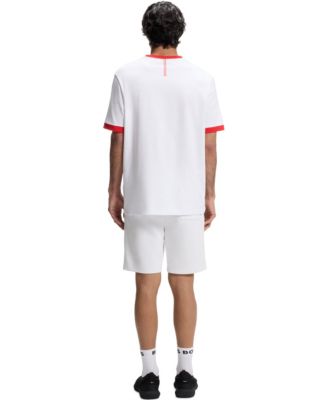 Men's Stretch-Cotton Canada Country Flag Logo T-Shirt