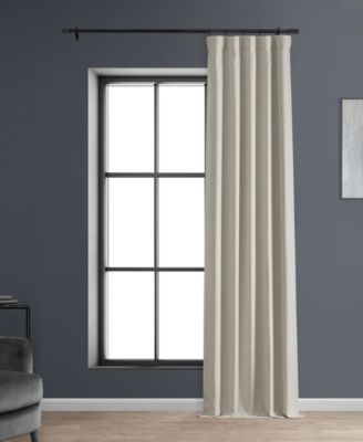Faux Linen Hotel Blackout Curtain