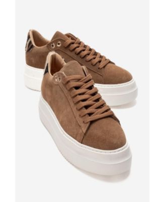 Forever & Always Women's Shoes Nera Leather Casual Sneaker