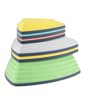 Kids Balance Stones Set of 6 Non Slip Stepping Toys with Bag