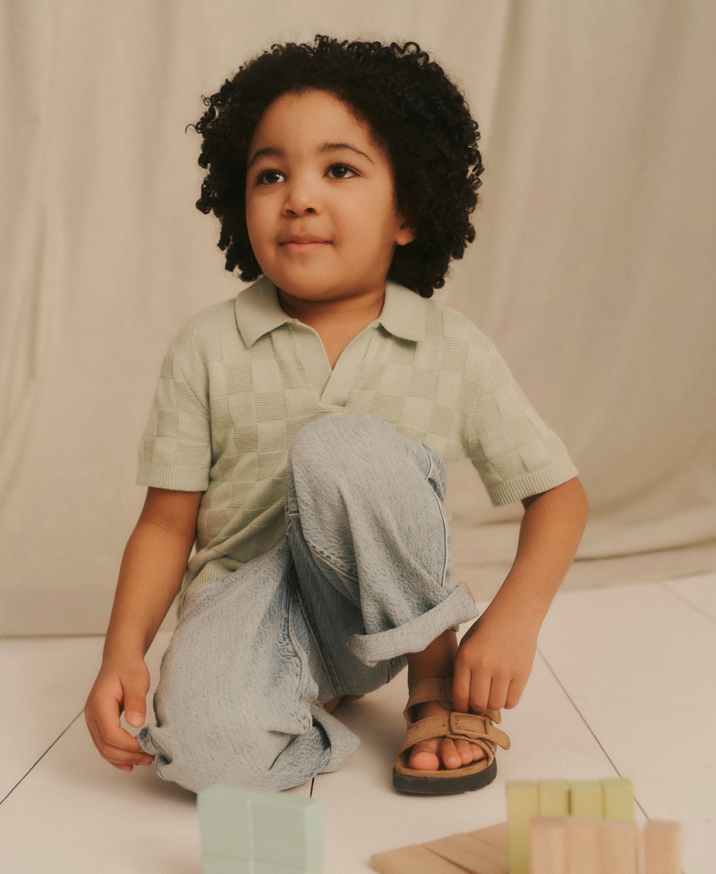 Джинсы abercrombie kids Baggy Fit Jeans для мальчиков-малышей, цвет: Синий — фото 5