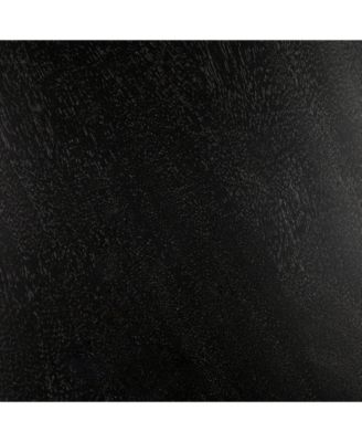 12" Wood Stacked Pedestal Cocktail Side Table