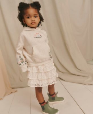 Toddler Girls' 2T-5T Tiered Lace Mini Skort