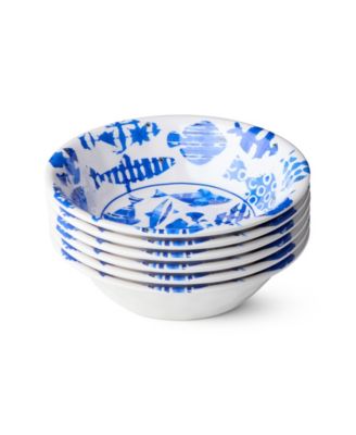 Fish Tale All Purpose Bowls, Set of 6