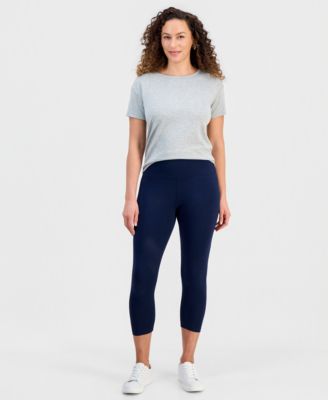 Petite High-Rise Cropped Leggings