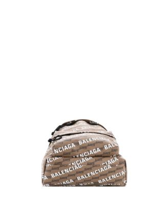 Signature Backpack BB Logo Coated Canvas
