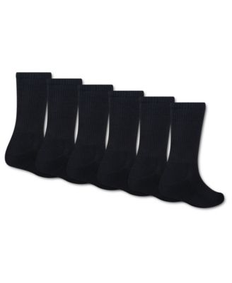 Boys' 7-11 Everyday Crew Socks, 6-Pack