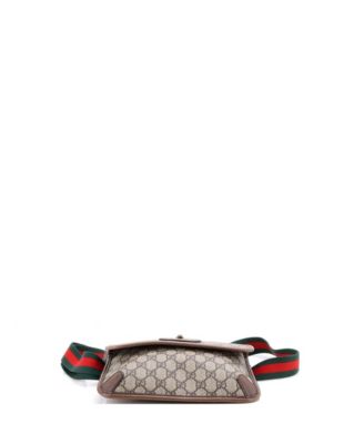 Neo Vintage Flap Belt Bag GG Coated Canvas