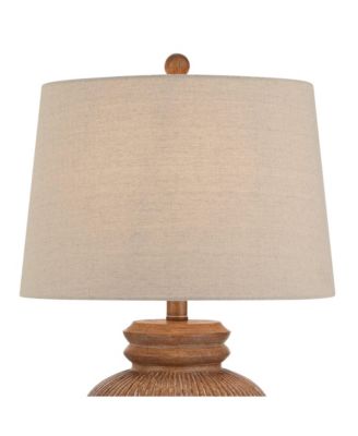 Corfu 24 1/2" High Almond Table Lamp Set of 2