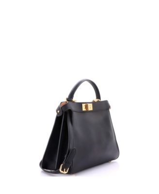 Medium Peekaboo ISeeU Bag Leather