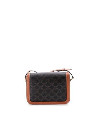 Medium Triomphe Shoulder Bag Triomphe Coated Canvas