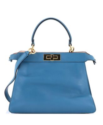 Medium Peekaboo ISeeU Bag Leather