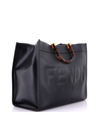 Large Sunshine Shopper Tote Leather