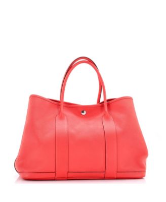 36 Garden Party Tote Leather