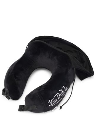 Eyeconic Hooded Ergonomic Memory Foam 5" Travel Neck Pillow