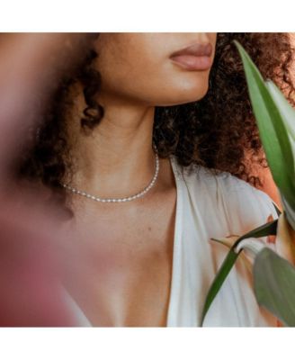 Intention Pearl Chain sterling silver