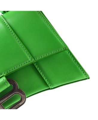 XS Hourglass Top Handle Bag Leather