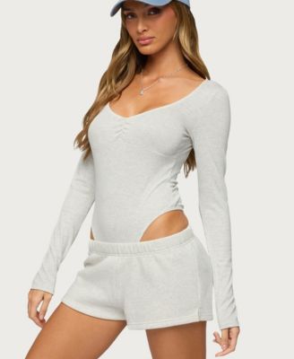 Women's Jonah Long Sleeve V Neck Bodysuit