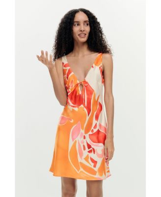 Women's Strappy Petal Dress