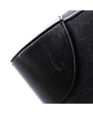 Large Interlocking G Patch Duffle Bag GG Coated Canvas