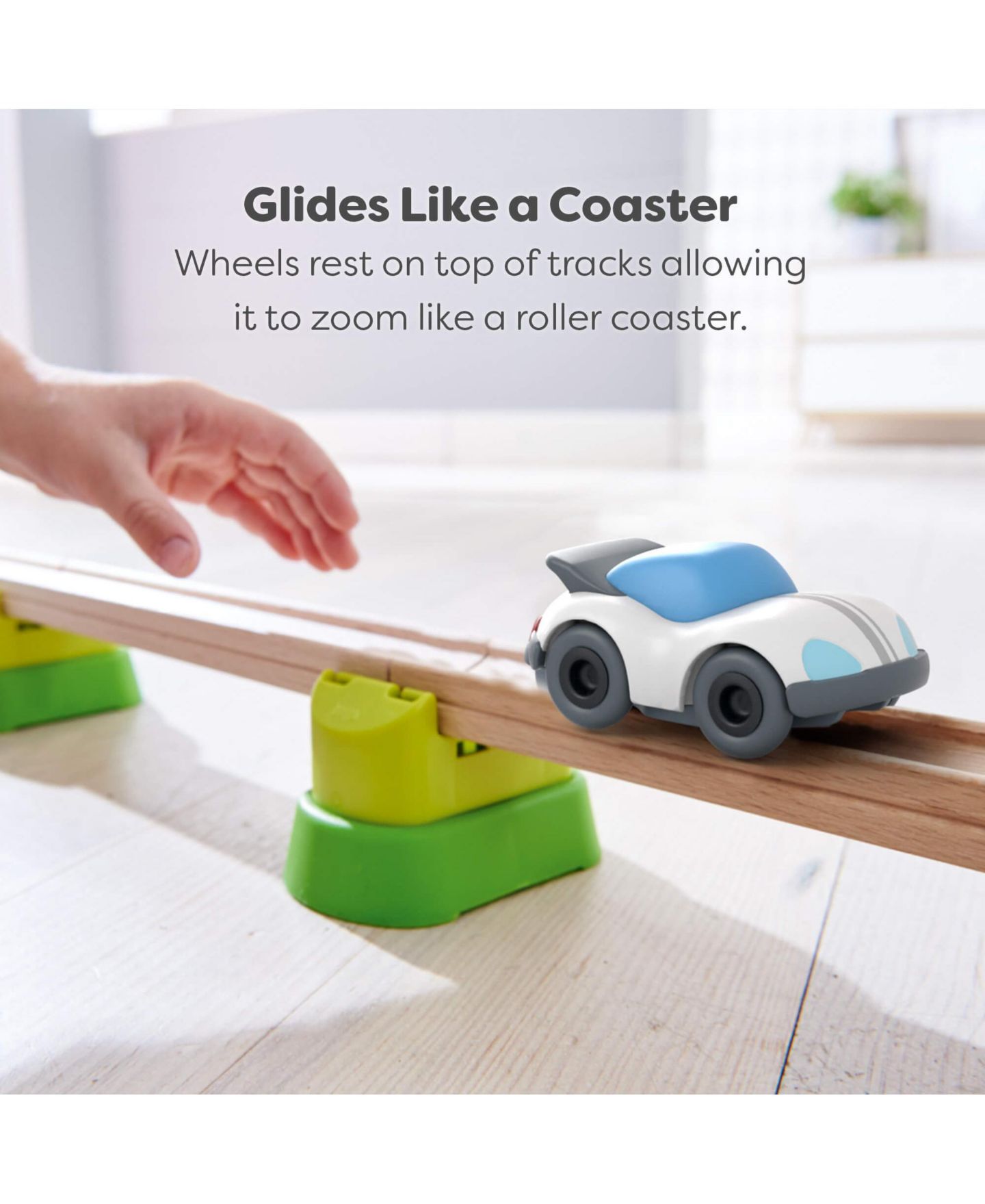 Детские игрушки Haba Cars Momentum Motor Race Car Set, 4-Piece, цвет: Разноцветный — фото 5