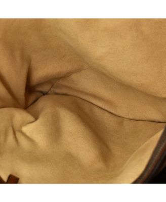 Medium Diana Bamboo Handle Round Tote Leather