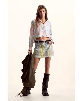 Women's Shirt With Ties Designed By Mr. Christian Lacroix