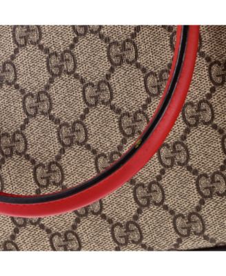 Small Linea A Convertible Tote GG Coated Canvas and Leather