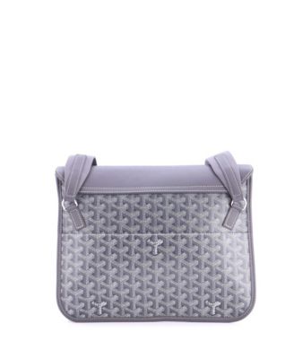 Coursier Messenger Bag Coated Canvas and Leather