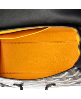 Mini Saigon Top Handle Bag Coated Canvas with Leather