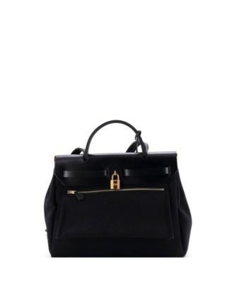 31 Herbag Zip Leather and Toile