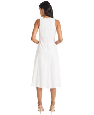 Women's Fit and Flare Midi Dress