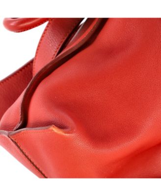 Large Flamenco Knot Messenger Bag Leather