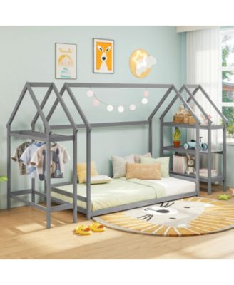 Montessori Floor Bed with Safety Rails