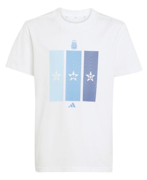Детская футболка adidas Argentina Home Short-Sleeve, цвет: Белый