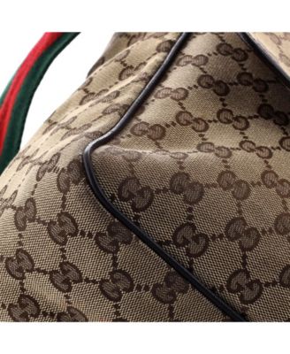 Medium Web Strap Flap Messenger GG Canvas