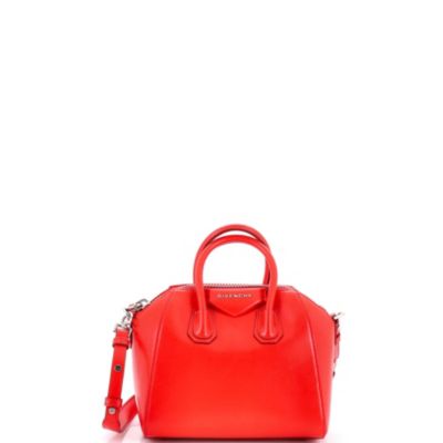 Mini Antigona Bag Glazed Leather