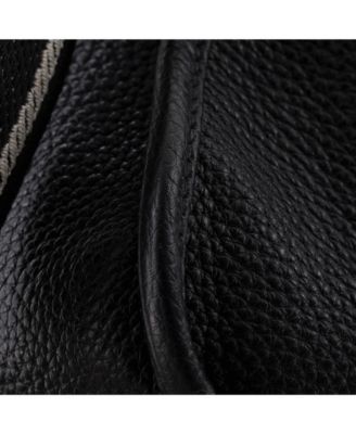 Medium Logo Strap Hobo Leather