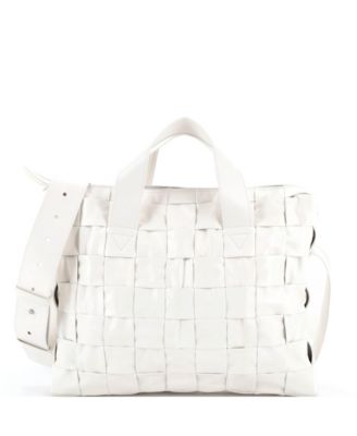 Large Stretch Cassette Briefcase Maxi Intrecciato Leather