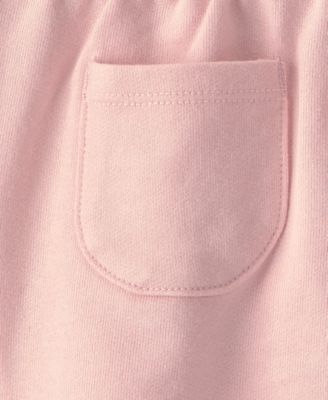 Girls' 2T-5T Floral Ruffle Top and Shorts, 2-Piece Set