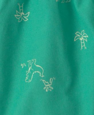 Boys' 2T-5T Dinosaur T-Shirt and Shorts, 2-Piece Set