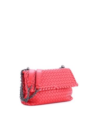 Small Olimpia Crossbody Bag Intrecciato Nappa