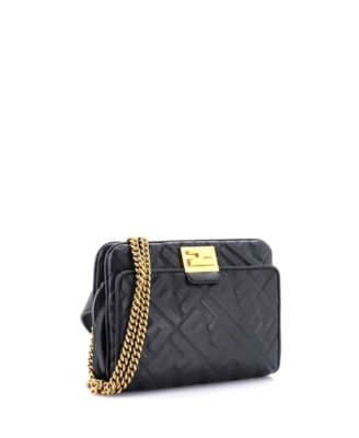 Upside Down Bag Zucca Embossed Leather