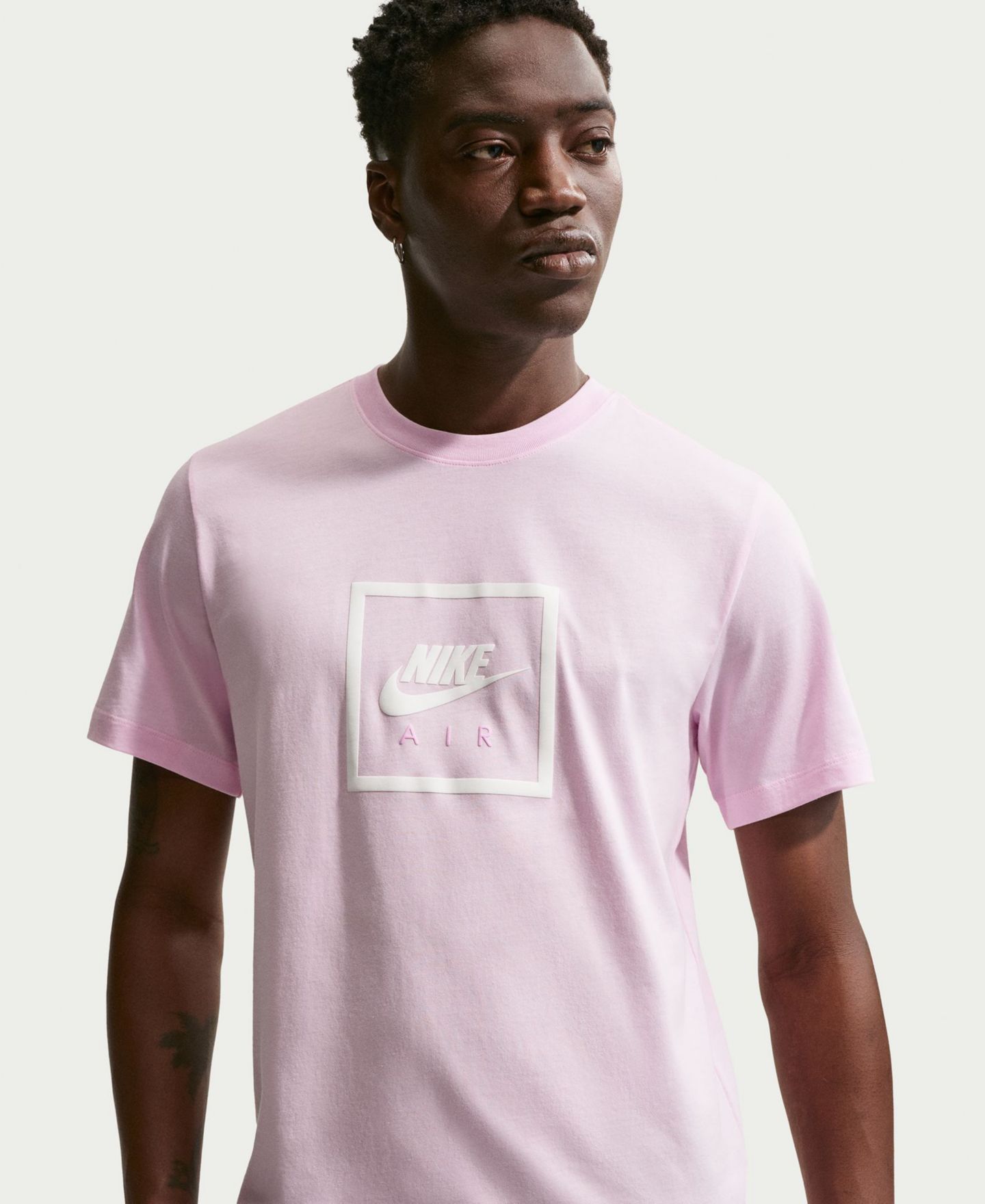 Мужская футболка Nike Futura Air Square Short-Sleeve, цвет: Розовый пенный — фото 2