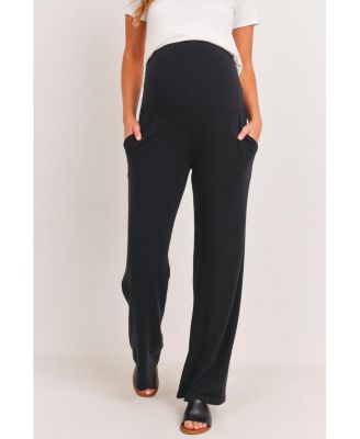 Maternity Over-the-Belly Wide Leg Lounge Pants