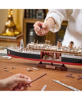 3D Puzzle 1912 Ocean Liner 433pcs DIY Lights Up