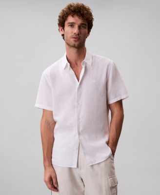 Mens White Linen Shirt - Macy's
