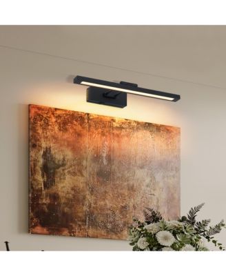 16in Rechargeable Battery Picture Light with Remote, Dimmable LED Art Wall Sconce