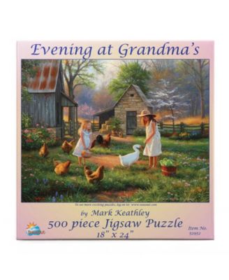 Evening at Grandma's 500 piece Jigsaw Puzzle for Adults Mothers Day